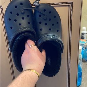 Brand new size 12 fuzzy crocs brand new with tag